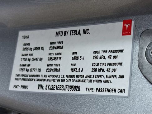 Used 2018 Tesla Model 3 Long Range AWD/4WD image 35