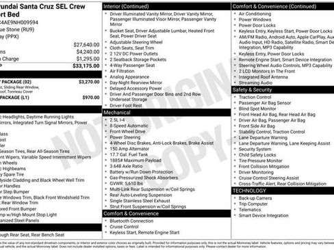 Used 2022 Hyundai Santa Cruz SEL w/ Activity Package FWD image 5