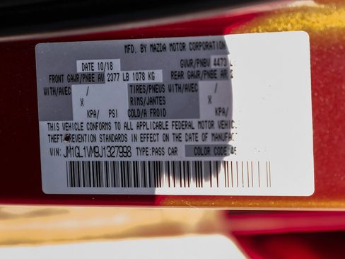 Used 2018 MAZDA MAZDA6 Touring image 63