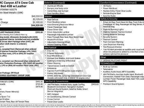 Used 2021 GMC Canyon AT4 w/ Driver Alert Package AWD/4WD image 31