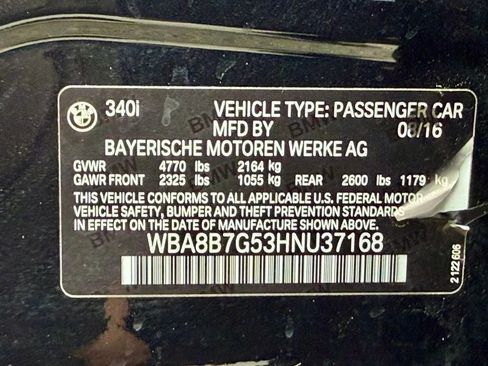 Used 2017 BMW 340i xDrive Sedan AWD/4WD image 36