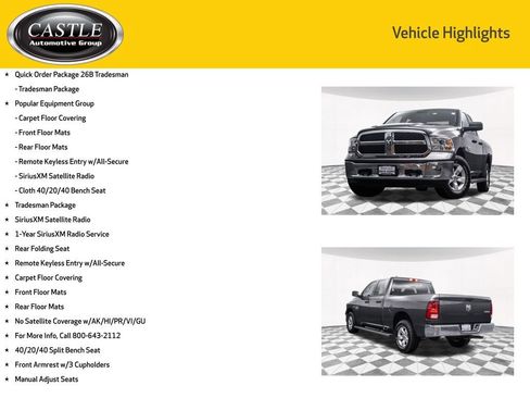 Used 2020 RAM 1500 Tradesman w/ Popular Equipment Group AWD/4WD image 4