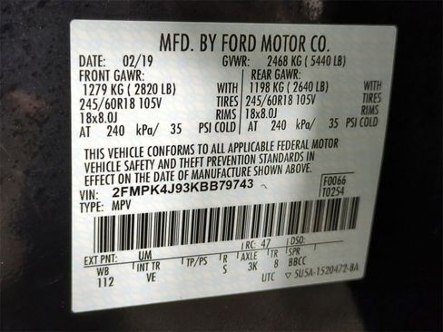 Used 2019 Ford Edge SEL w/ Equipment Group 201A image 34