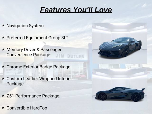 Used 2020 Chevrolet Corvette Stingray Premium Conv w/ 3LT Preferred Equipment Group RWD image 10