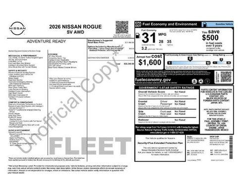 Certified 2026 Nissan Rogue SV AWD/4WD image 6