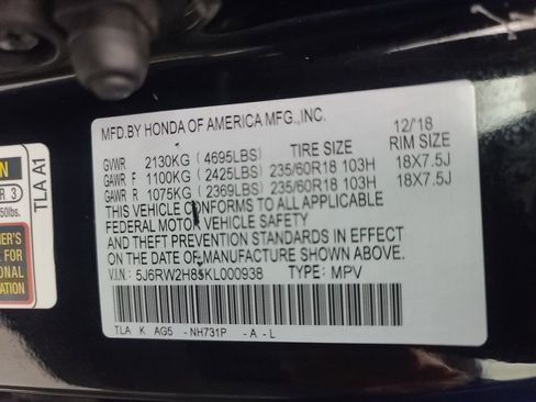 Used 2019 Honda CR-V EX-L image 40