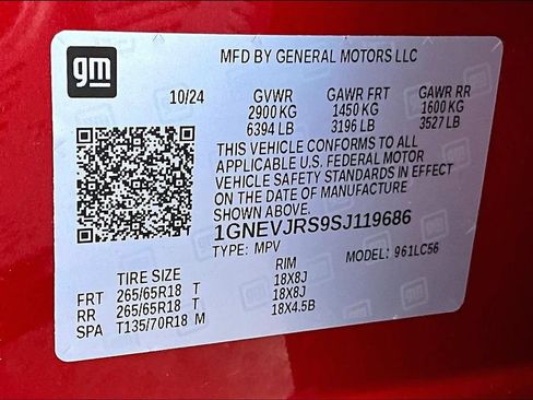 Certified 2025 Chevrolet Traverse Z71 w/ Enhanced Driving Package AWD/4WD image 19