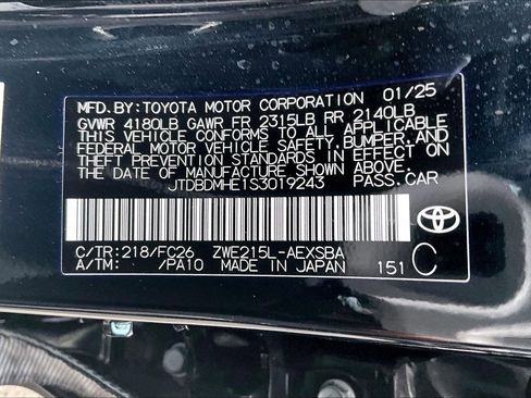 Used 2025 Toyota Corolla SE AWD/4WD image 29