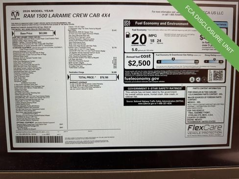 Used 2026 RAM 1500 Laramie w/ Night Edition AWD/4WD image 43