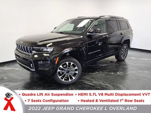 Used 2022 Jeep Grand Cherokee L Overland w/ Advanced Protech Group III AWD/4WD image 1