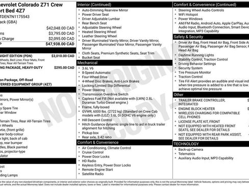 Used 2022 Chevrolet Colorado Z71 w/ Z71 Midnight Edition AWD/4WD image 29