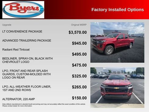 Used 2026 Chevrolet Colorado LT w/ LT Convenience Package AWD/4WD image 10