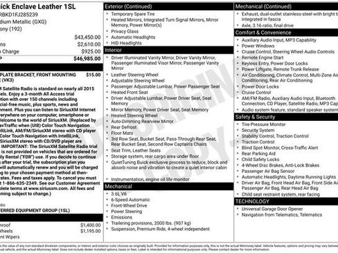 Used 2015 Buick Enclave Leather image 6