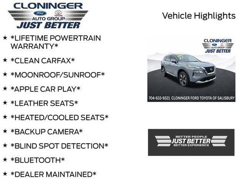 Used 2023 Nissan Rogue Platinum w/ Platinum Premium Package FWD image 3