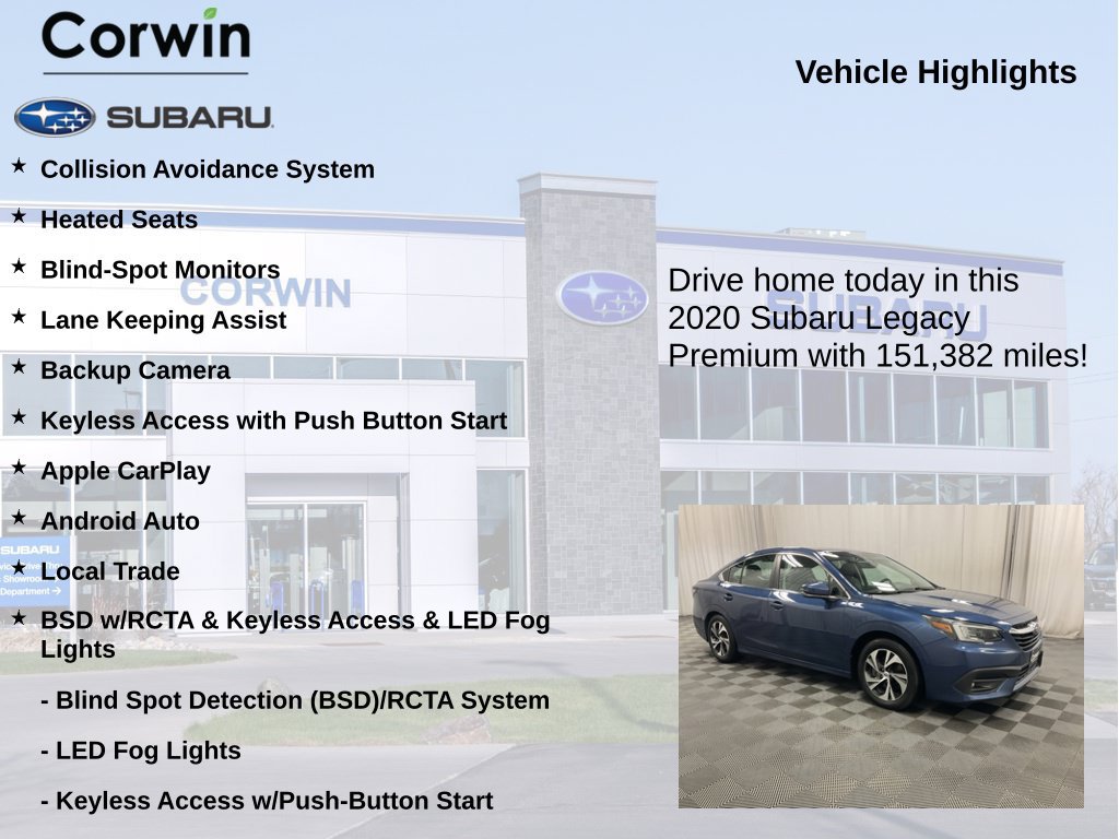 Used 2020 Subaru Legacy Premium AWD/4WD image 6
