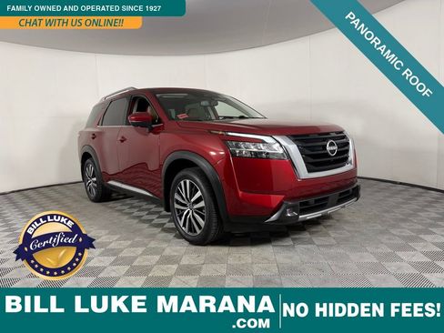 Used 2022 Nissan Pathfinder Platinum w/ Cargo Package FWD image 1