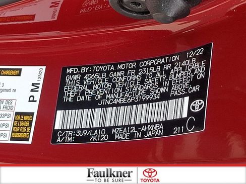 Certified 2023 Toyota Corolla XSE FWD image 26