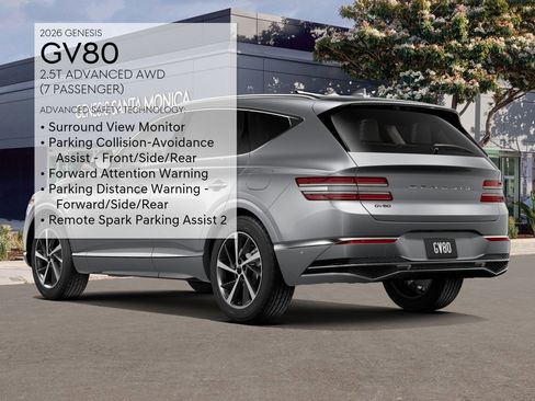 New 2026 Genesis GV80 2.5T Advanced image 7