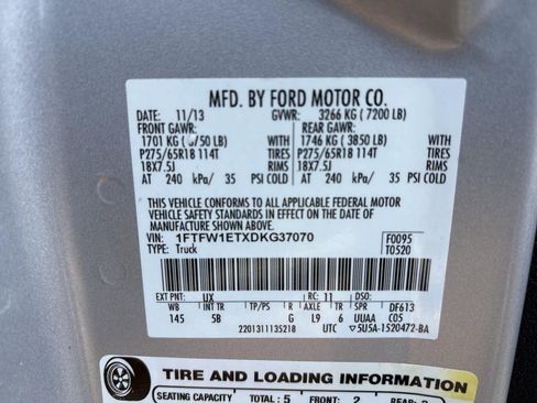 Used 2013 Ford F150 FX4 w/ Luxury Equipment Group image 45
