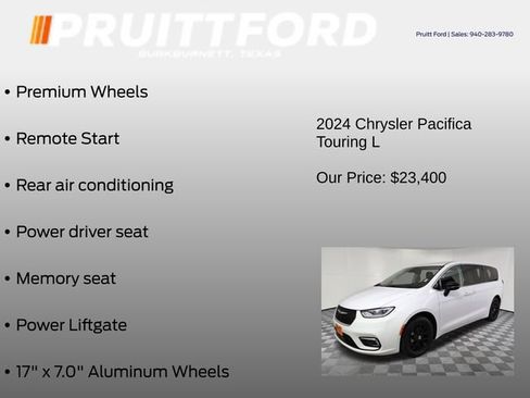 Used 2024 Chrysler Pacifica Touring-L FWD image 13