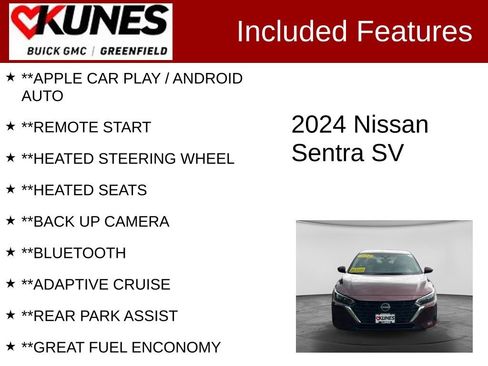 Used 2024 Nissan Sentra SV w/ All-Weather Package FWD image 2