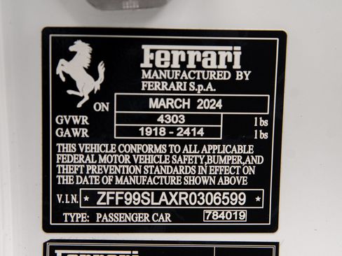 Used 2024 Ferrari 296 GTB RWD image 36