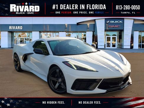 Used 2023 Chevrolet Corvette Stingray Convertible w/ Chrome Exterior Badge Package RWD image 1