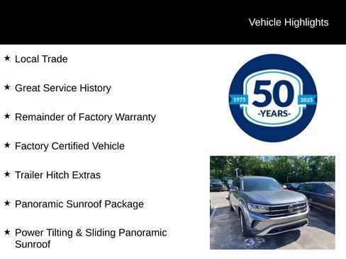 Used 2023 Volkswagen Atlas SE w/ Panoramic Sunroof Package AWD/4WD image 5