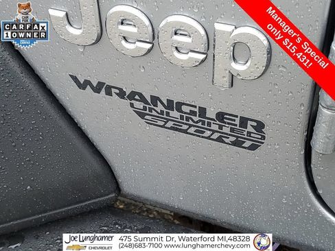 Used 2021 Jeep Wrangler Unlimited Sport AWD/4WD image 32