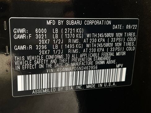 Used 2022 Subaru Ascent Limited w/ Technology Package image 35