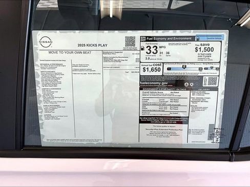 New 2025 Nissan Kicks Play S image 36