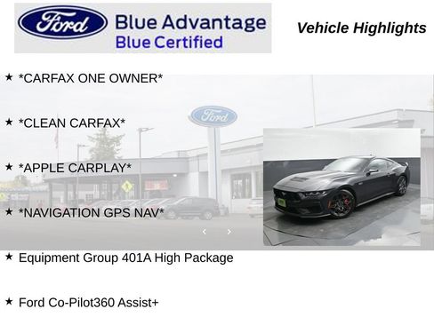 Used 2024 Ford Mustang GT Premium w/ GT Performance Package RWD image 9