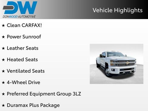 Used 2016 Chevrolet Silverado 3500 High Country w/ Duramax Plus Package AWD/4WD image 6