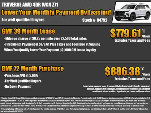 New 2026 Chevrolet Traverse Z71 w/ Enhanced Driving Package AWD/4WD image 2