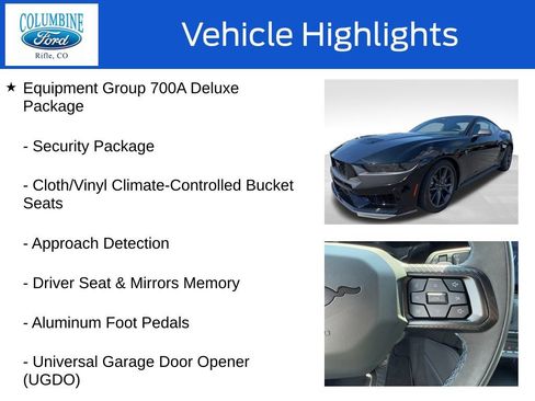 Used 2025 Ford Mustang Dark Horse RWD image 4