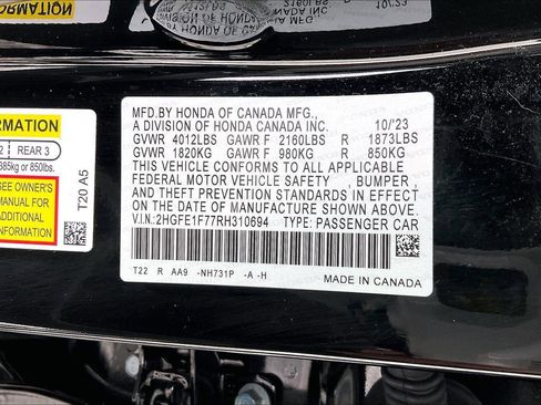 Used 2024 Honda Civic EX image 32