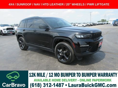 Used 2024 Jeep Grand Cherokee Limited w/ Black Appearance Package AWD/4WD image 1