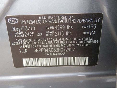 Used 2011 Hyundai Sonata GLS w/ Popular Equipment Pkg 2 FWD image 37