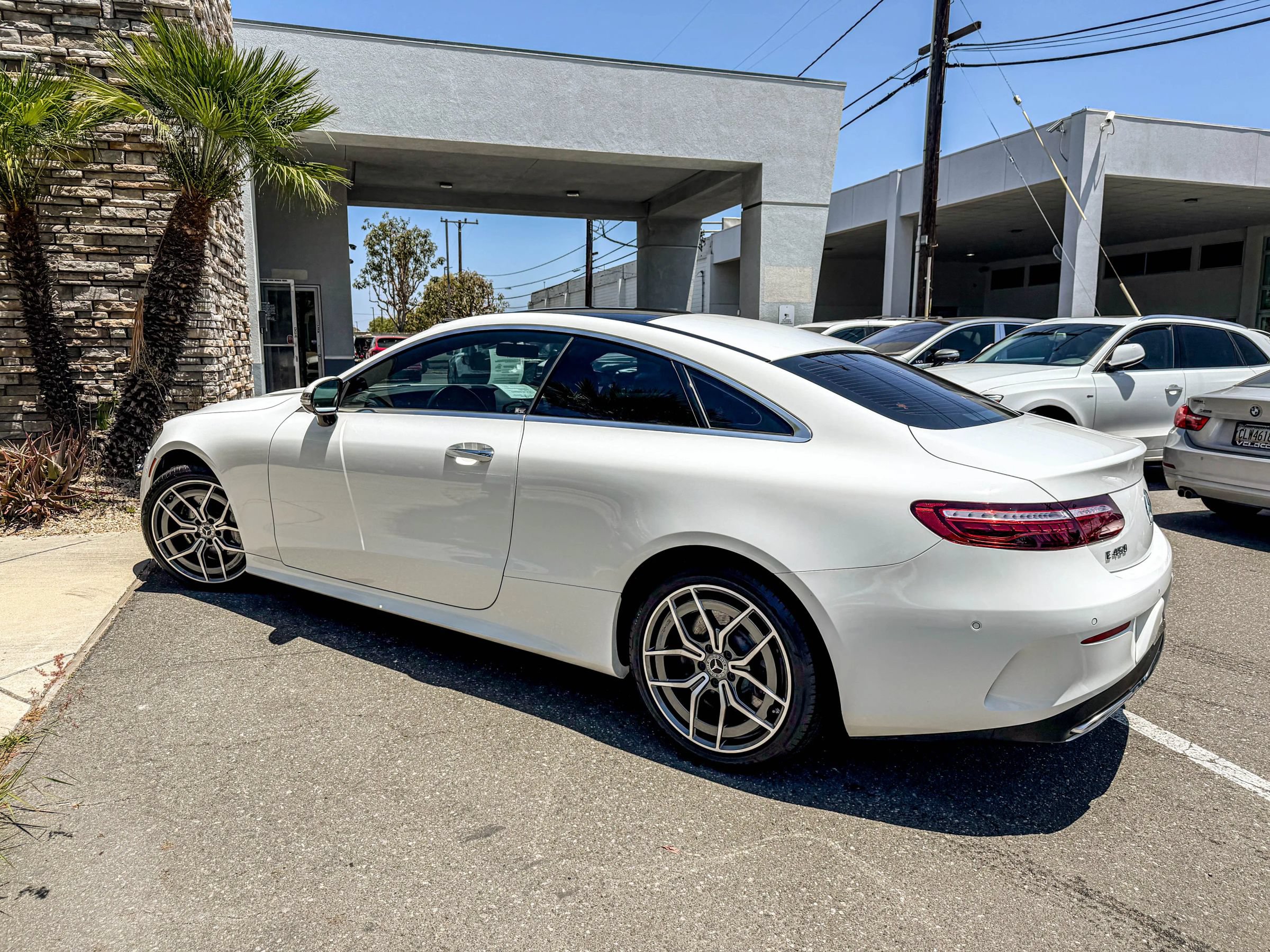 Used 2022 Mercedes-Benz E 450 4MATIC Coupe w/ AMG Line image 3