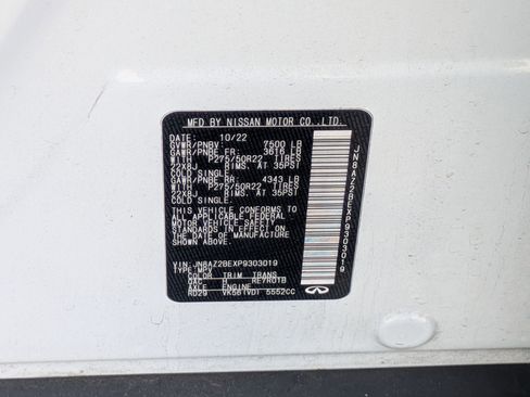 Used 2023 INFINITI QX80 Sensory w/ Cargo Package image 35