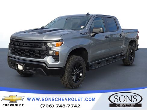 New 2026 Chevrolet Silverado 1500 Custom Trail Boss w/ Dark Appearance Package image 1