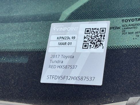 Used 2017 Toyota Tundra SR5 w/ SR5 Upgrade Package image 31