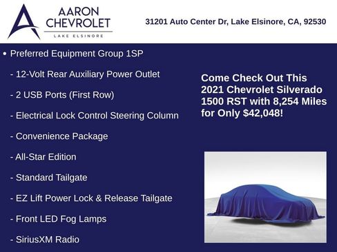 Used 2021 Chevrolet Silverado 1500 RST w/ Z71 Off-Road Package image 15