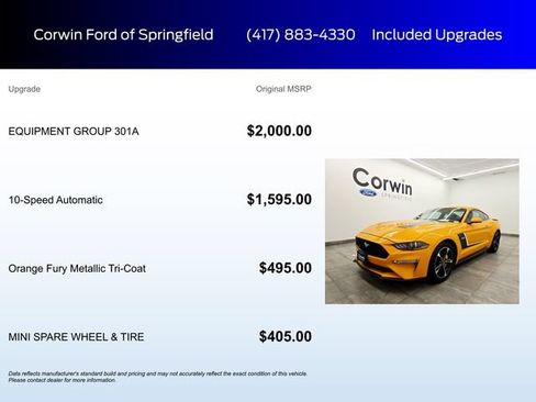 Used 2018 Ford Mustang GT w/ Equipment Group 301A RWD image 6