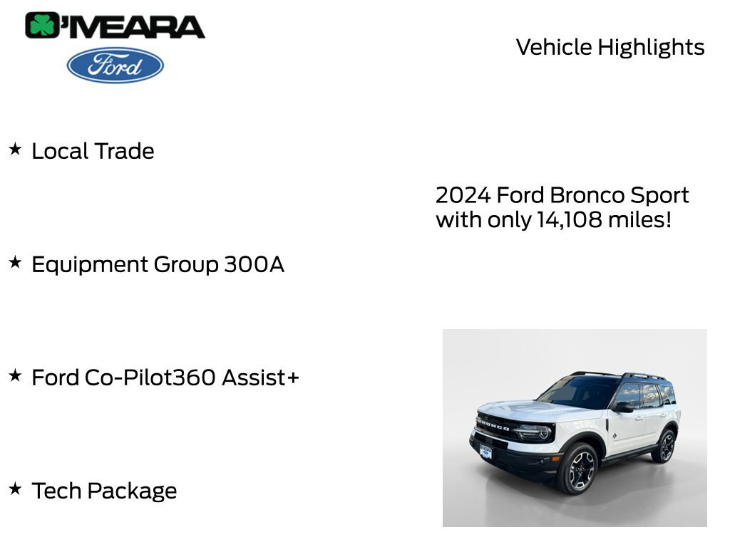 Used 2024 Ford Bronco Sport Outer Banks w/ Tech Package AWD/4WD image 8