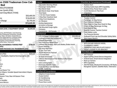 New 2026 RAM 2500 Tradesman AWD/4WD image 5