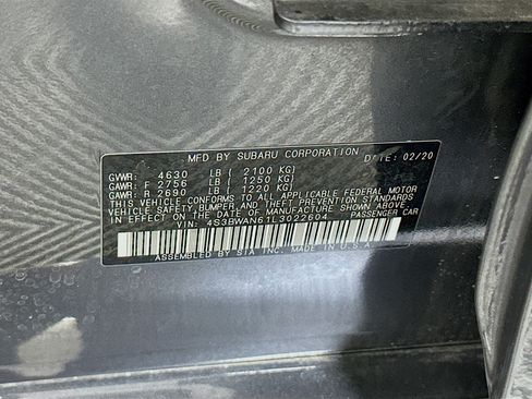 Used 2020 Subaru Legacy Limited AWD/4WD image 12