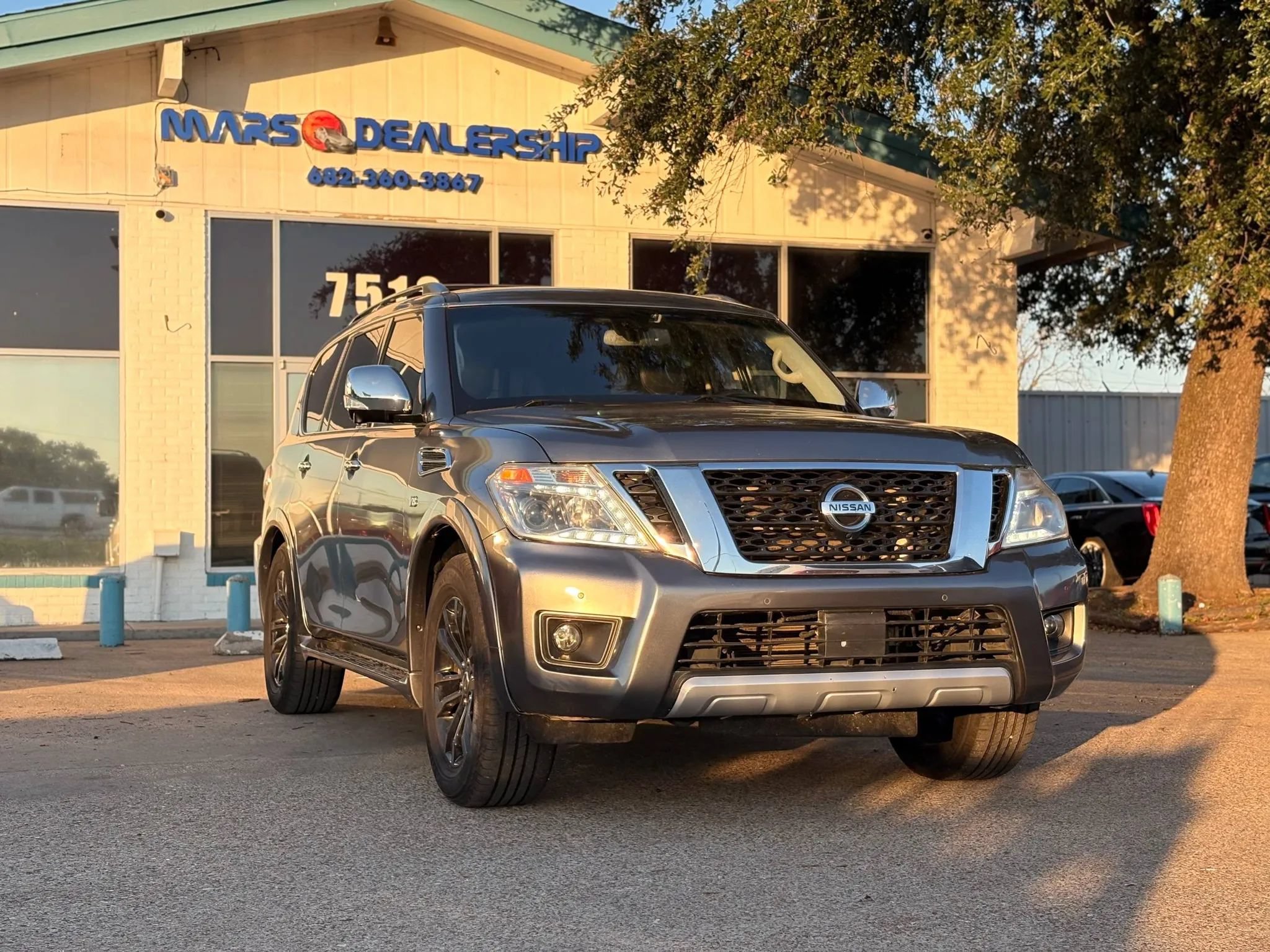 Used 2017 Nissan Armada Platinum w/ Captain Seat Package RWD image 1