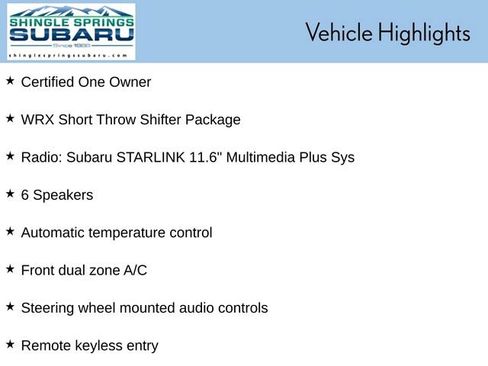 Certified 2023 Subaru WRX Premium AWD/4WD image 46