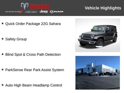 Used 2024 Jeep Wrangler Sahara w/ Safety Group image 9